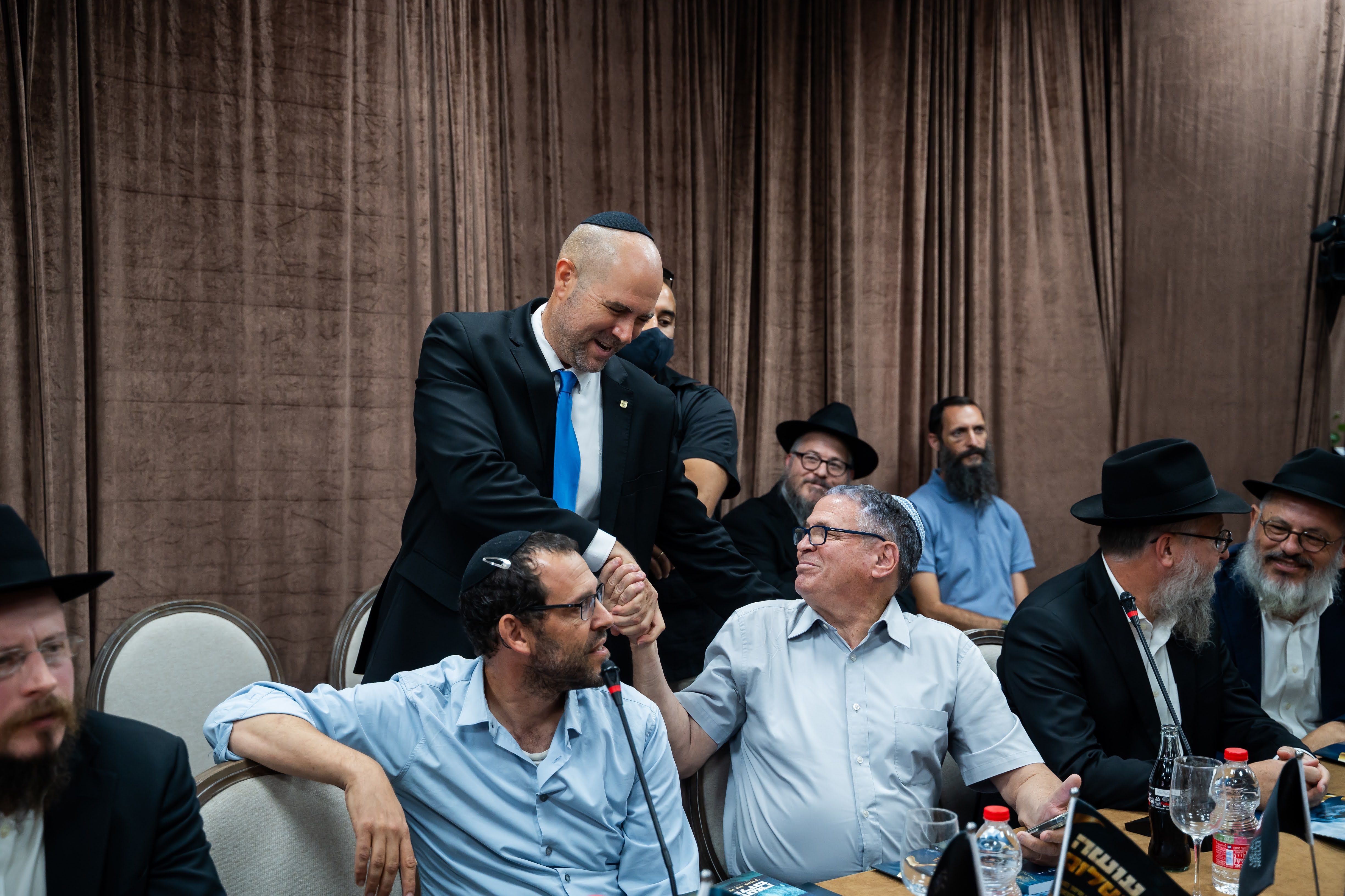 The "Making Peace" book launch event at Chabad headquarters
