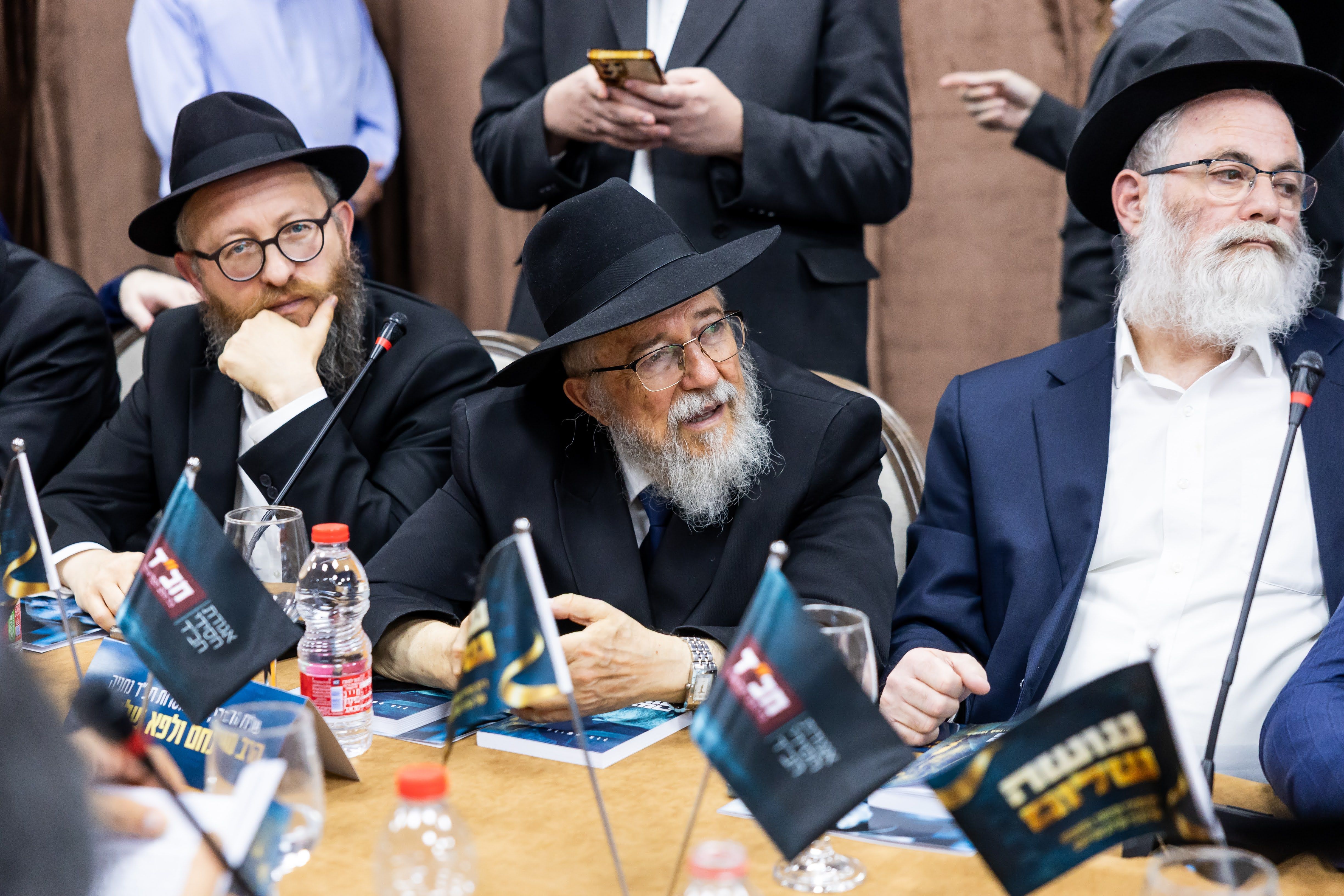The "Making Peace" book launch event at Chabad headquarters