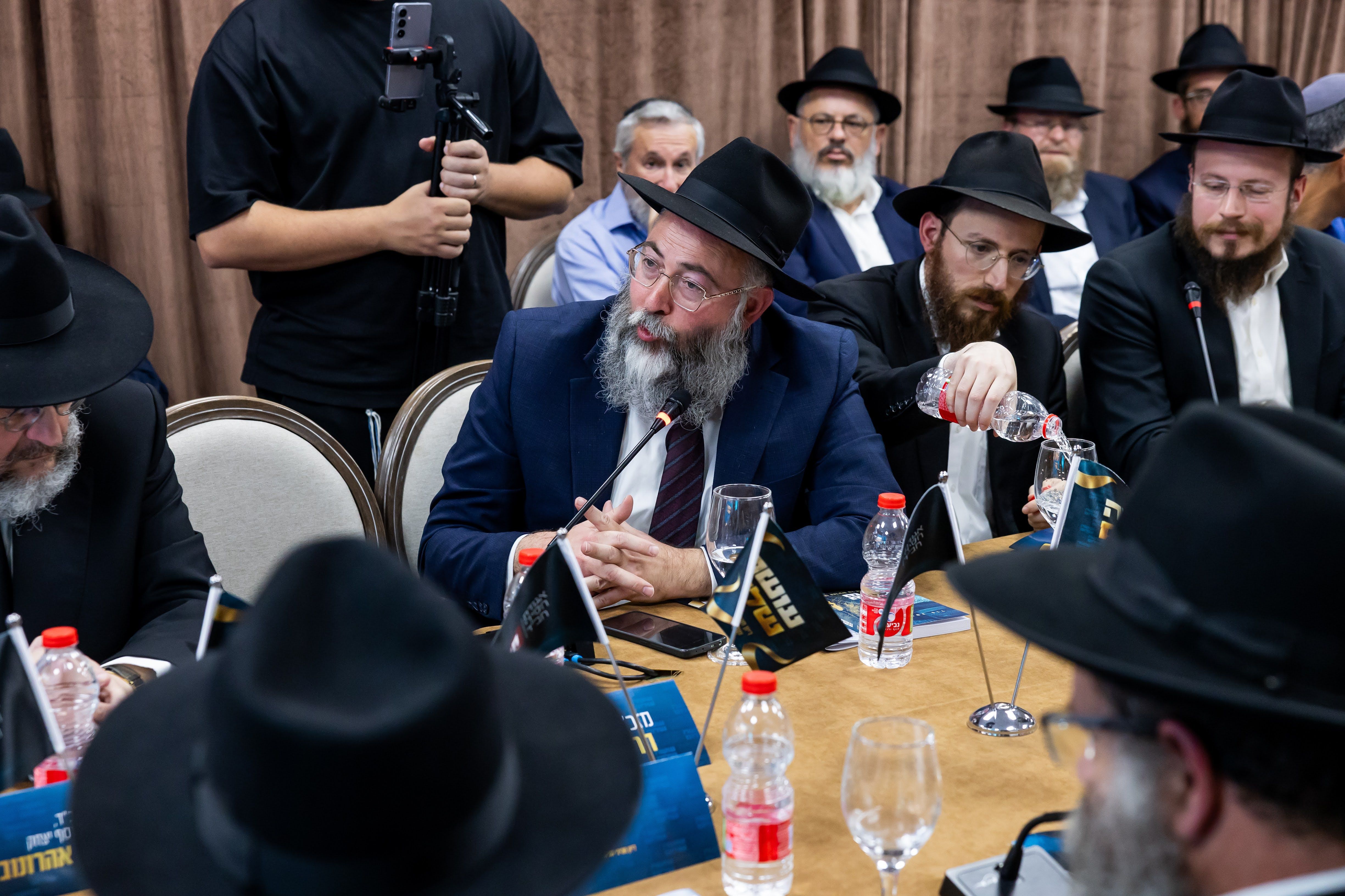The "Making Peace" book launch event at Chabad headquarters