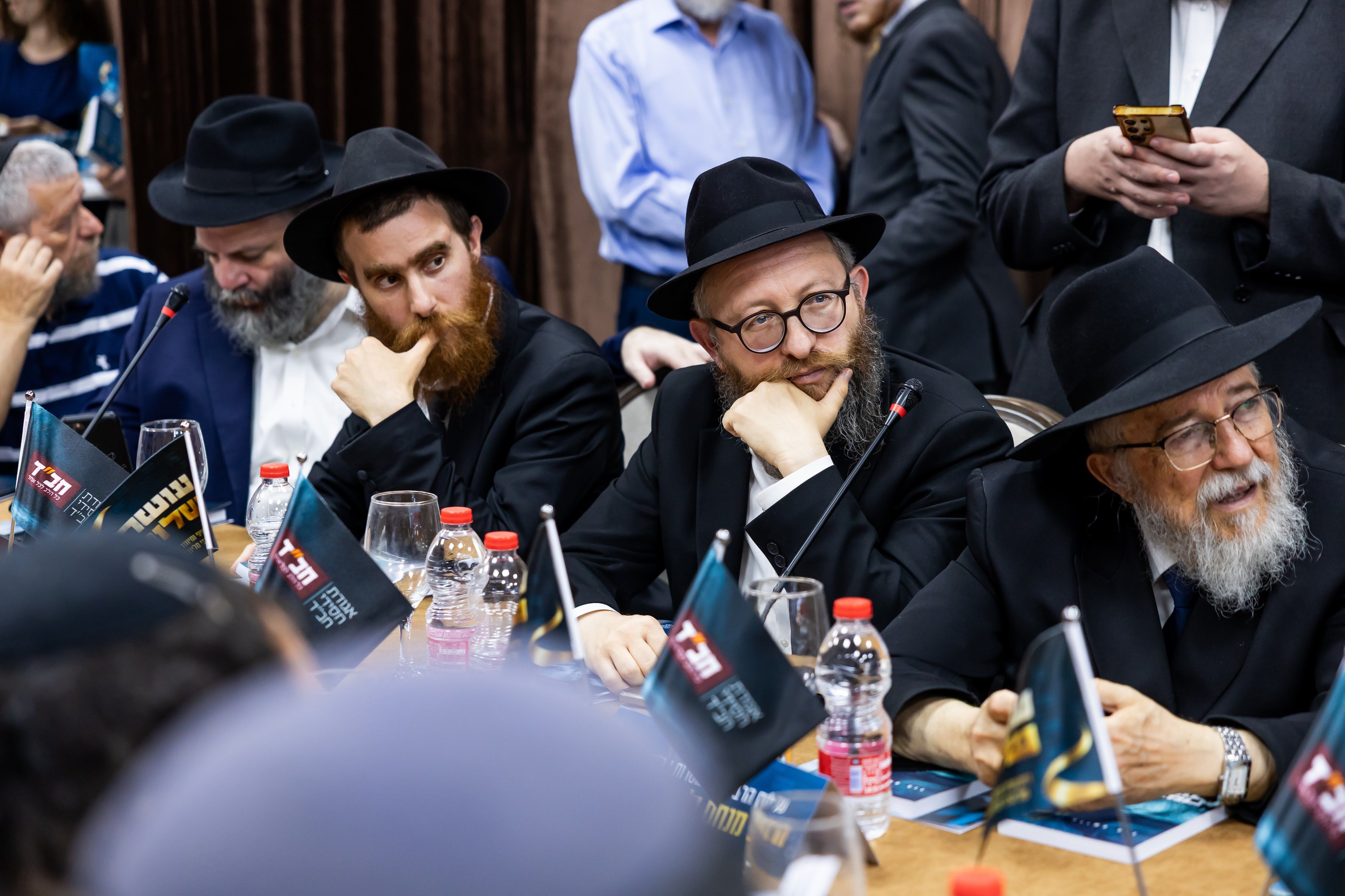 The "Making Peace" book launch event at Chabad headquarters
