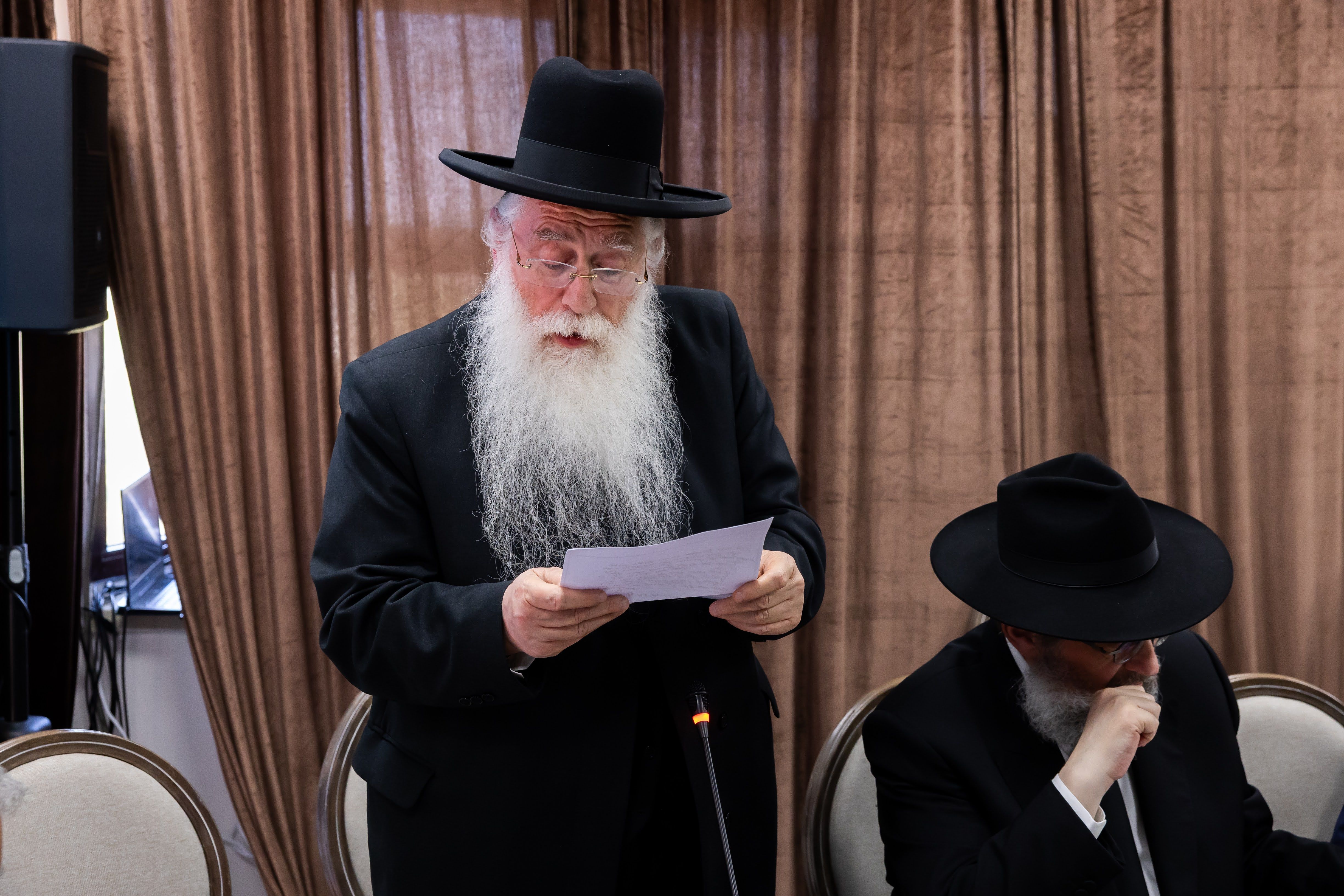 The "Making Peace" book launch event at Chabad headquarters