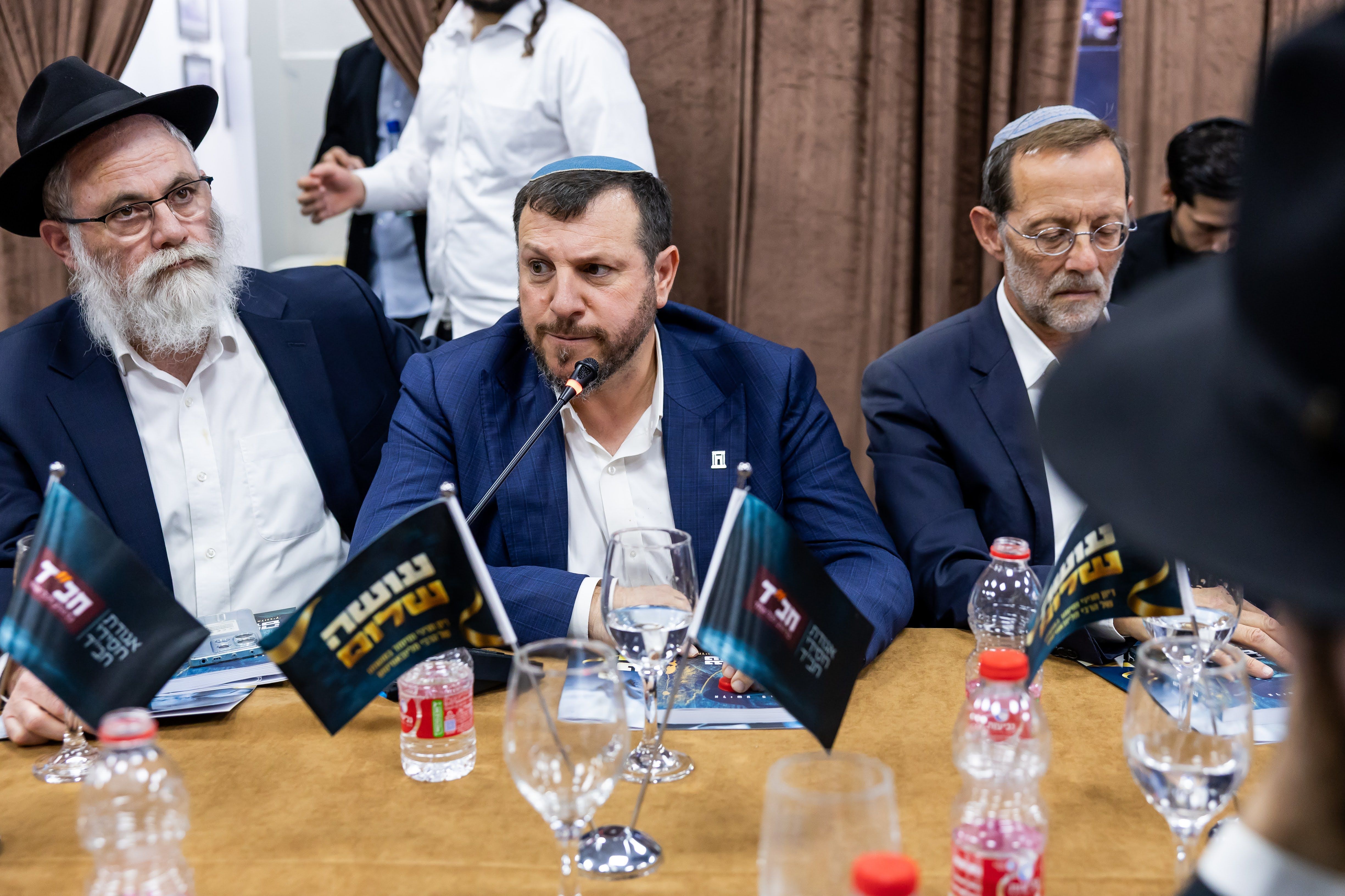 The "Making Peace" book launch event at Chabad headquarters