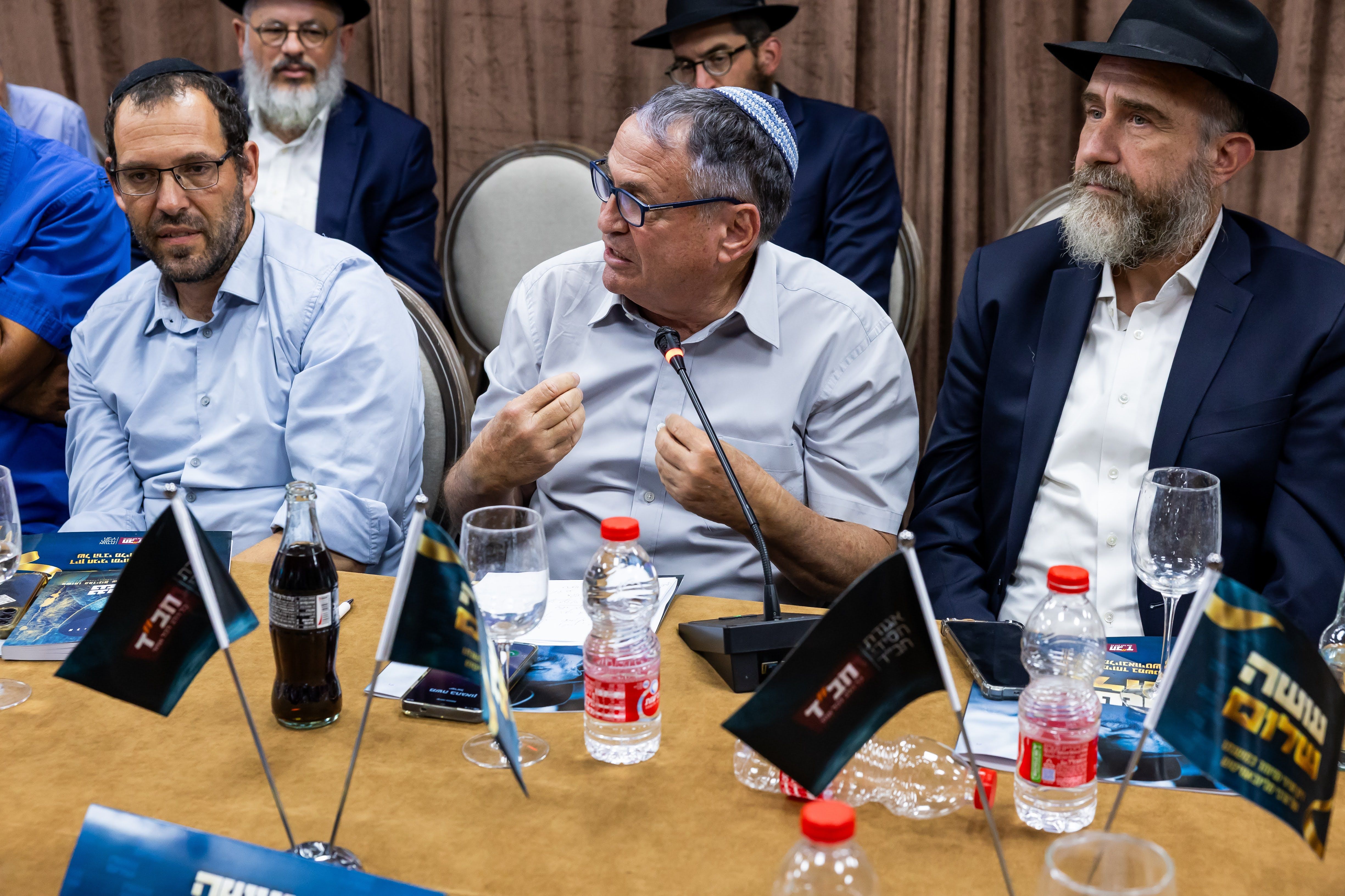 The "Making Peace" book launch event at Chabad headquarters