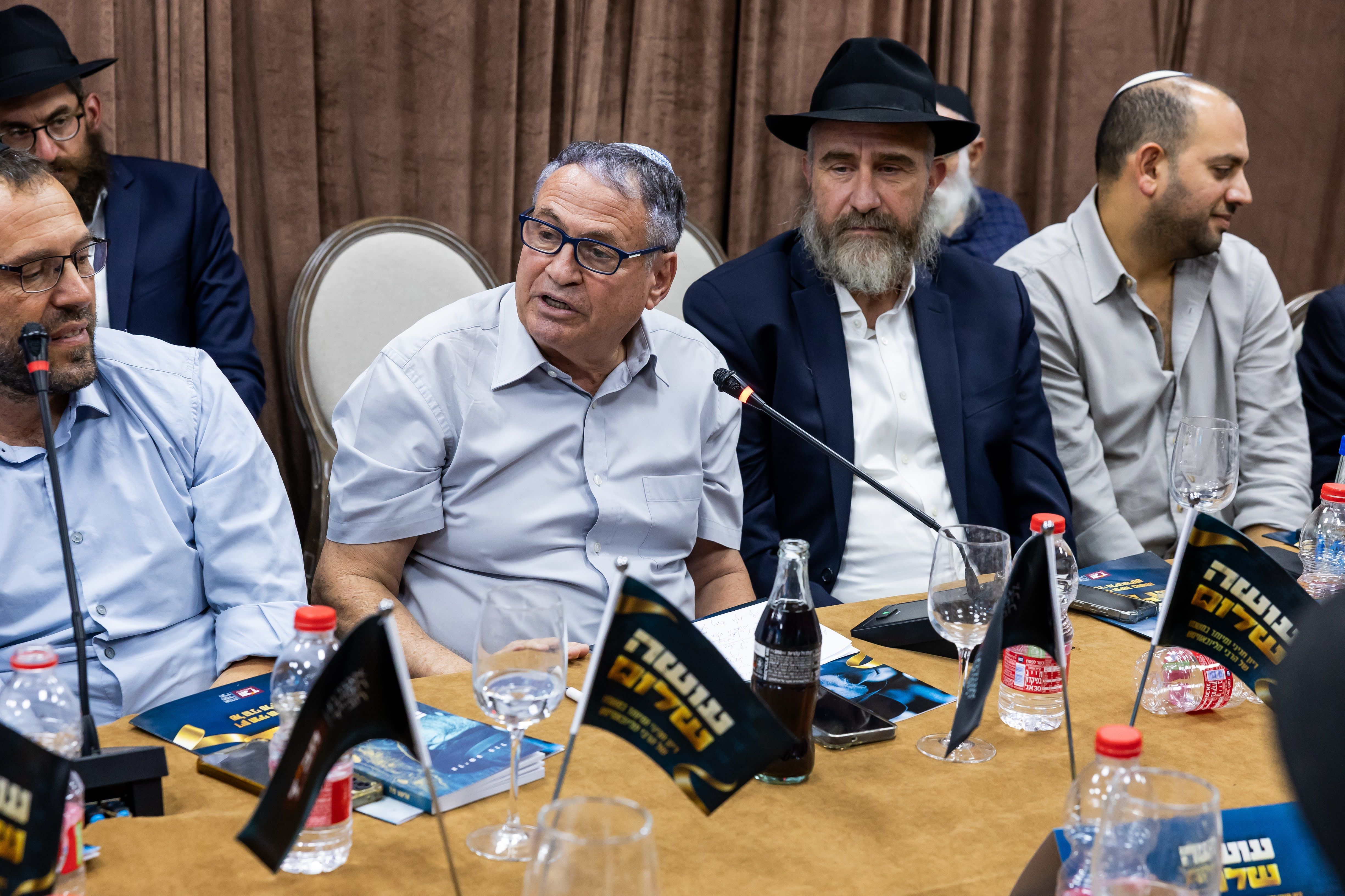 The "Making Peace" book launch event at Chabad headquarters