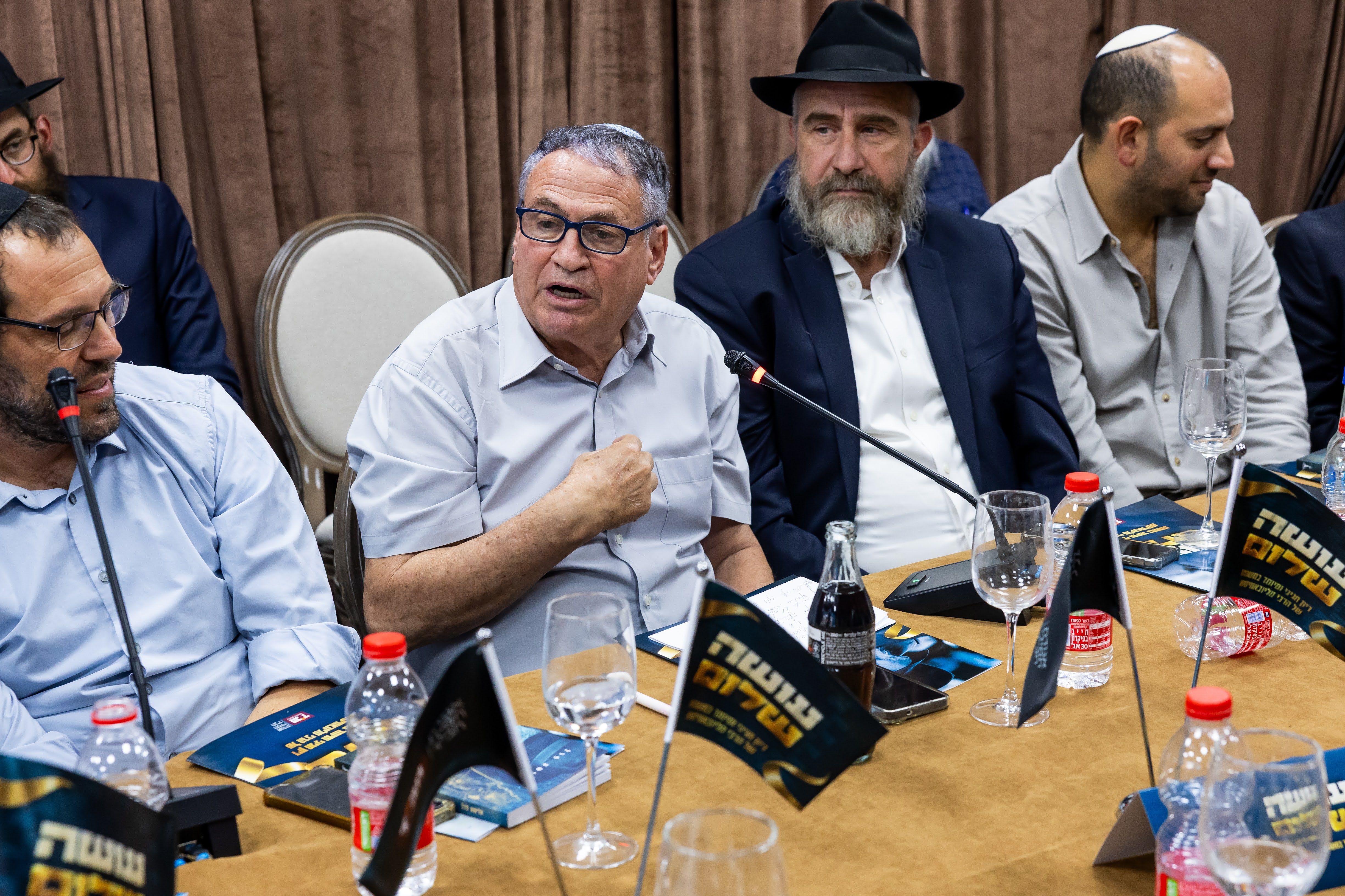 The "Making Peace" book launch event at Chabad headquarters