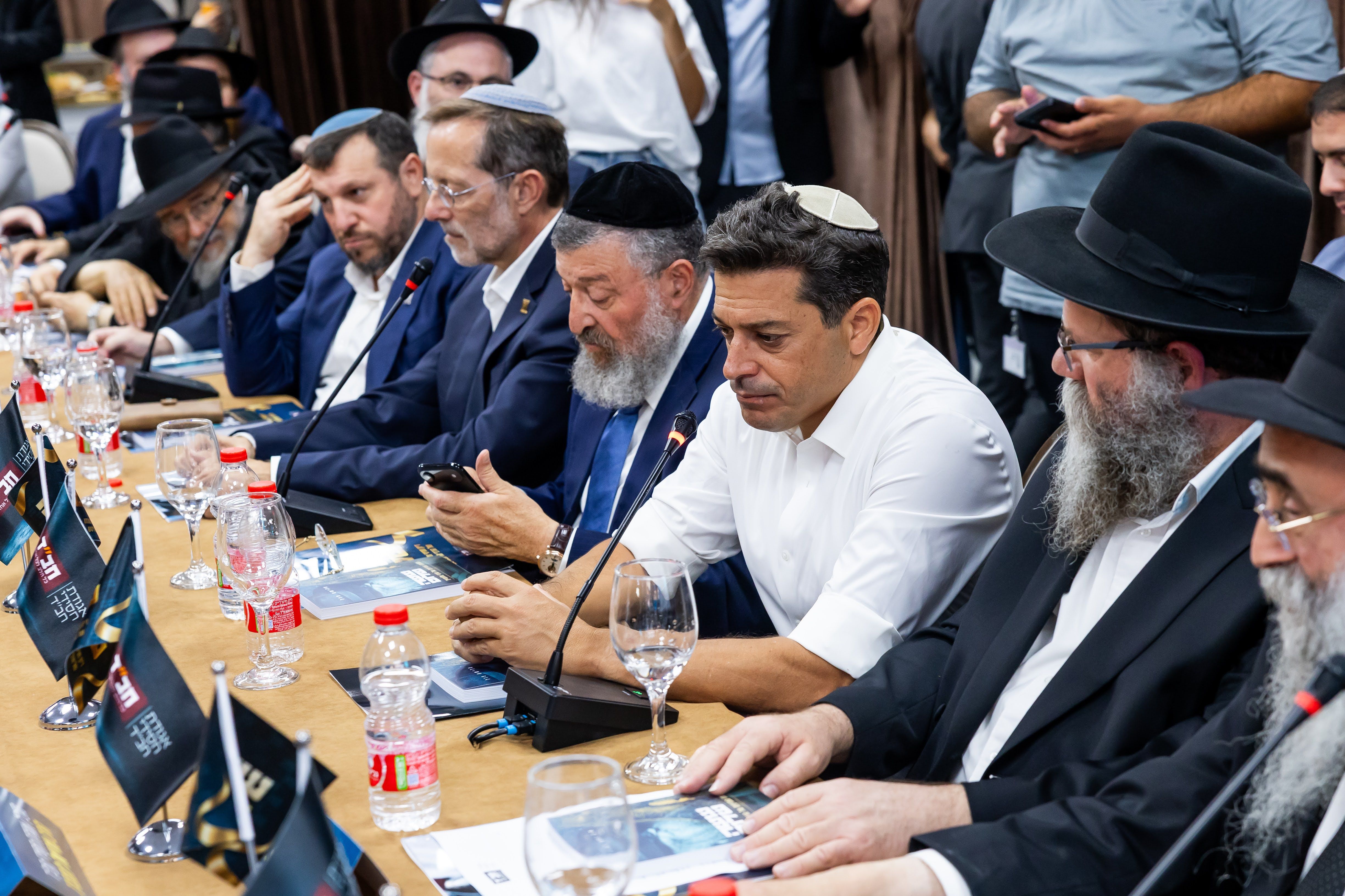 The "Making Peace" book launch event at Chabad headquarters