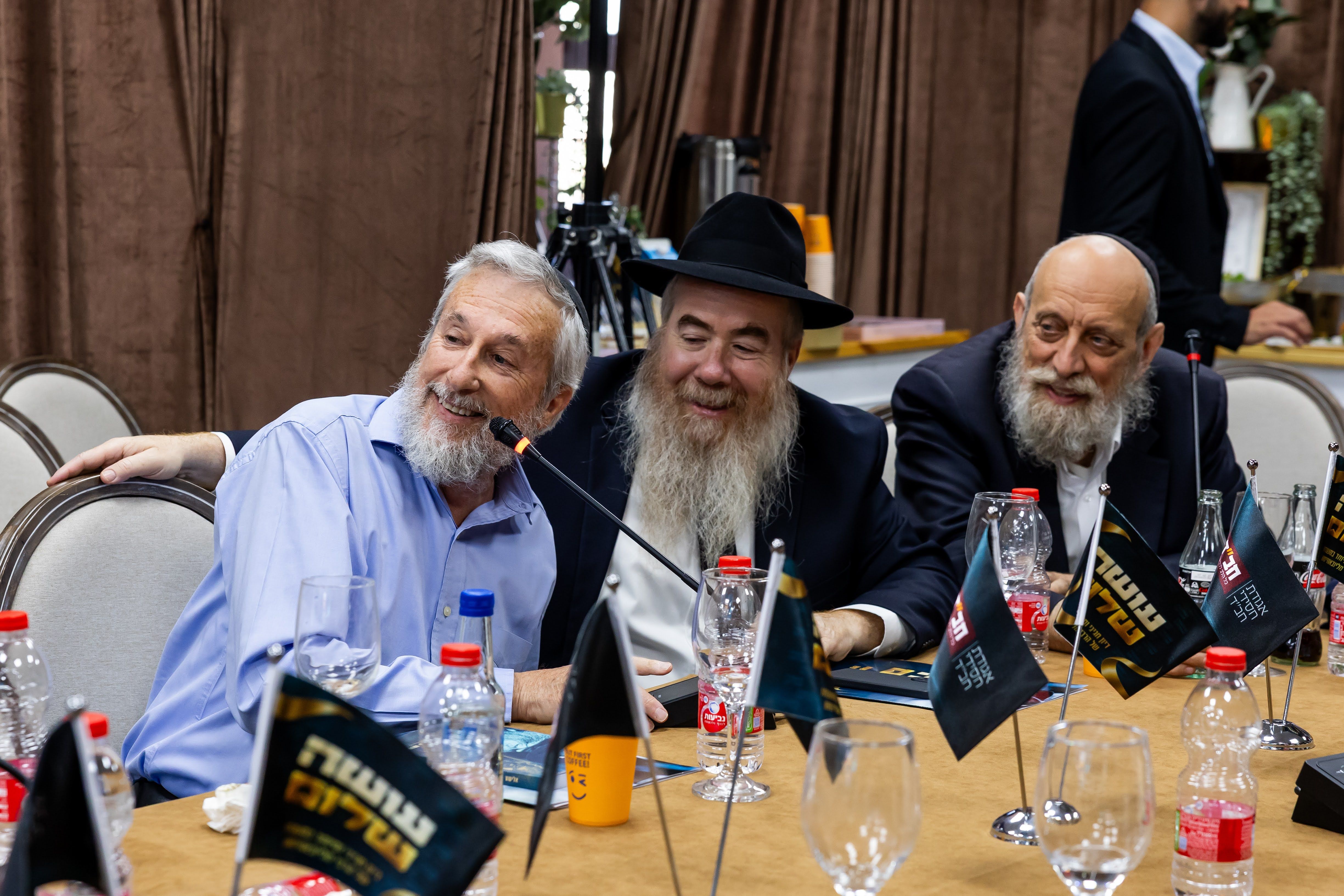 The "Making Peace" book launch event at Chabad headquarters