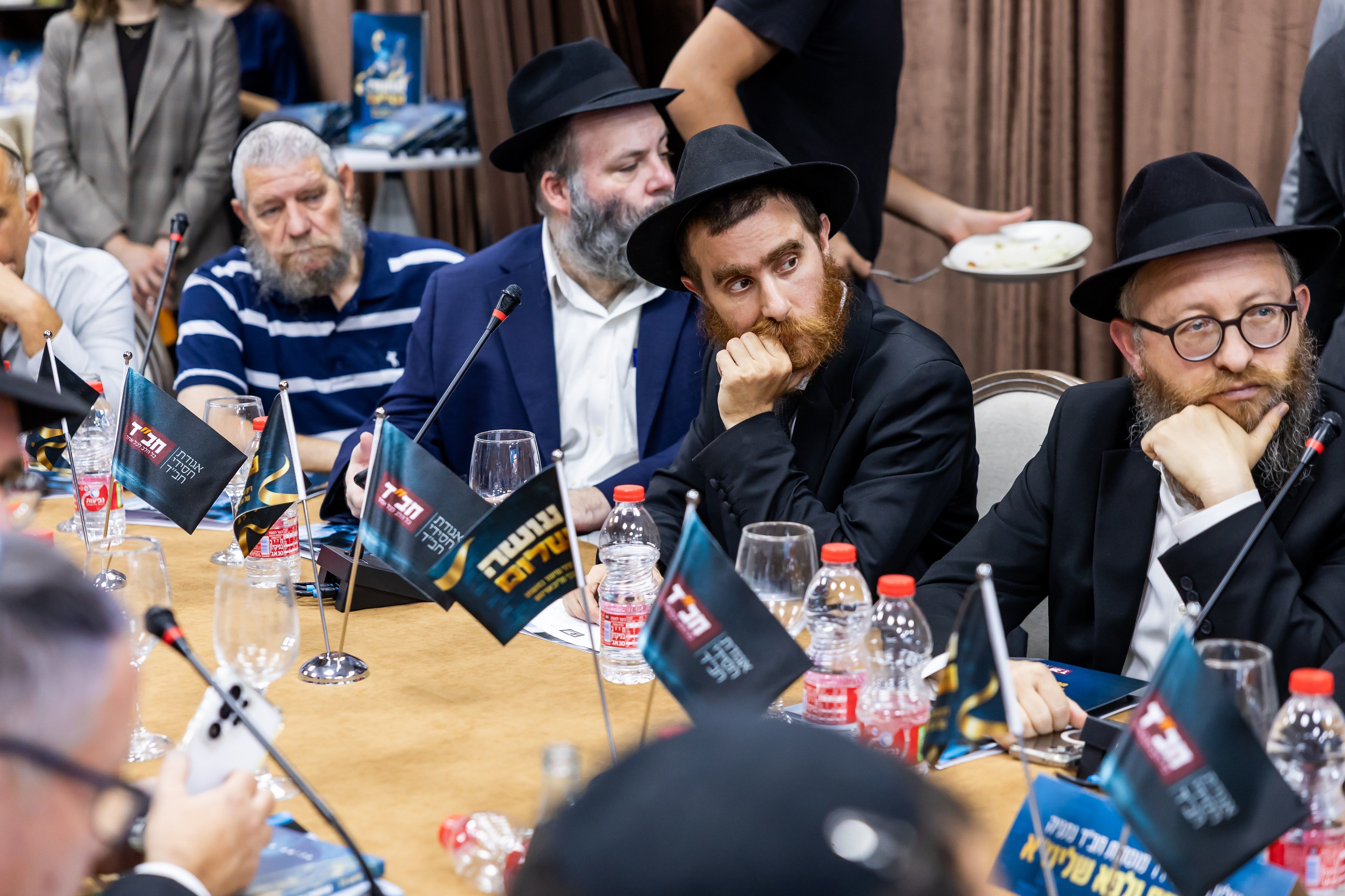 The "Making Peace" book launch event at Chabad headquarters