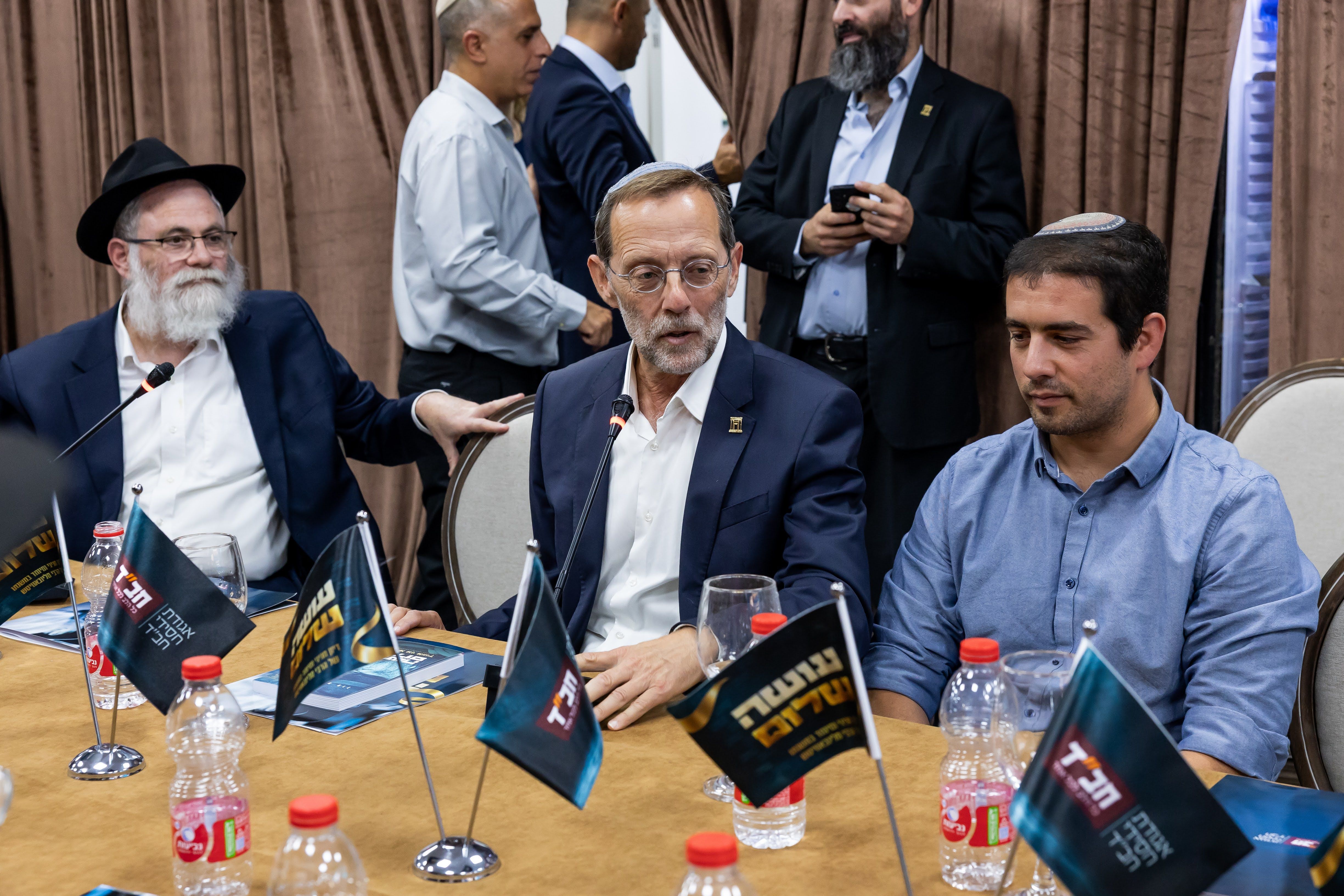 The "Making Peace" book launch event at Chabad headquarters