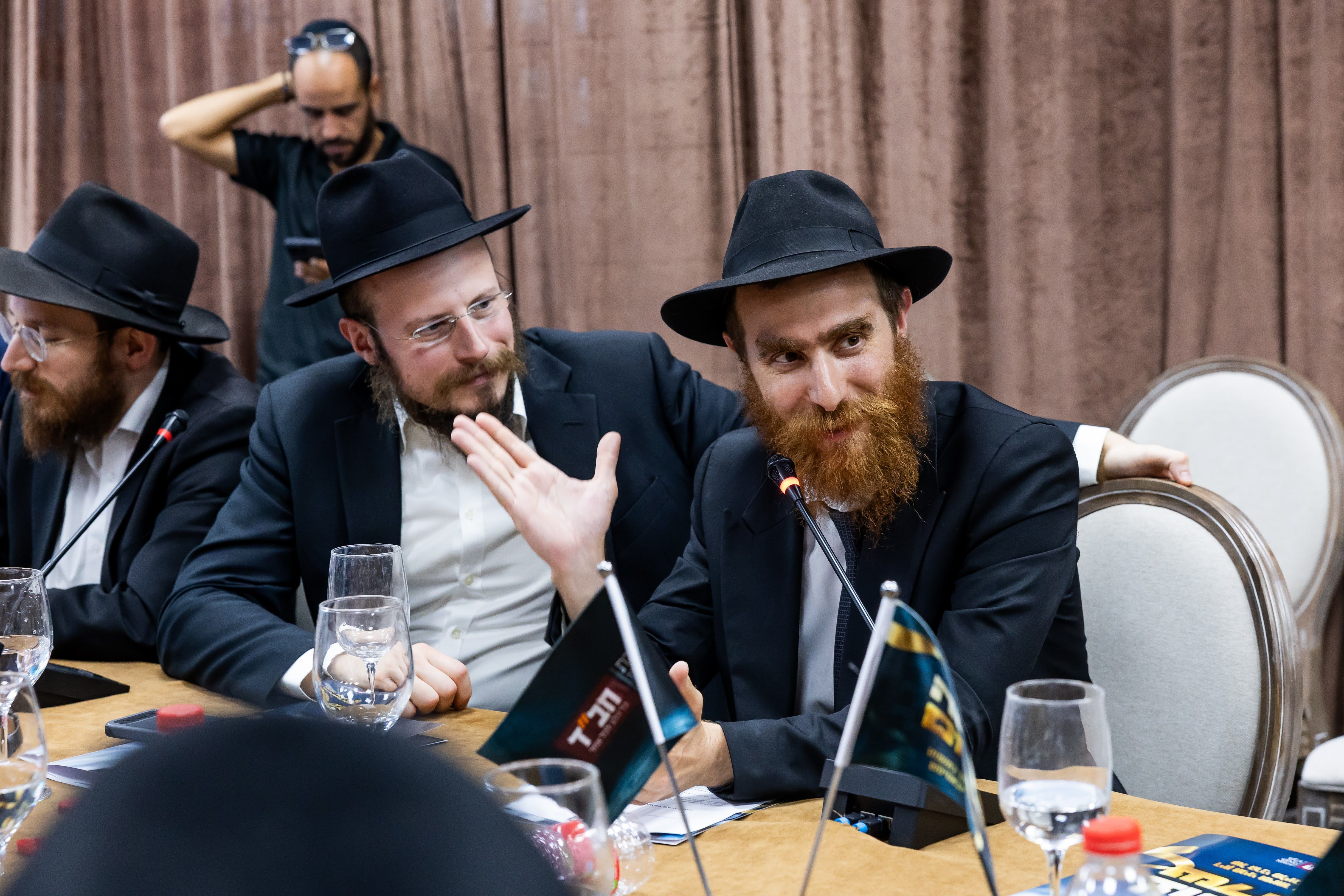The "Making Peace" book launch event at Chabad headquarters