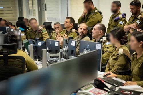 Chief of Staff Zamir at Gaza Division drill