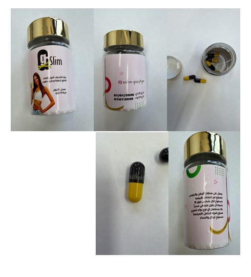 The weight loss product containing dangerous substance