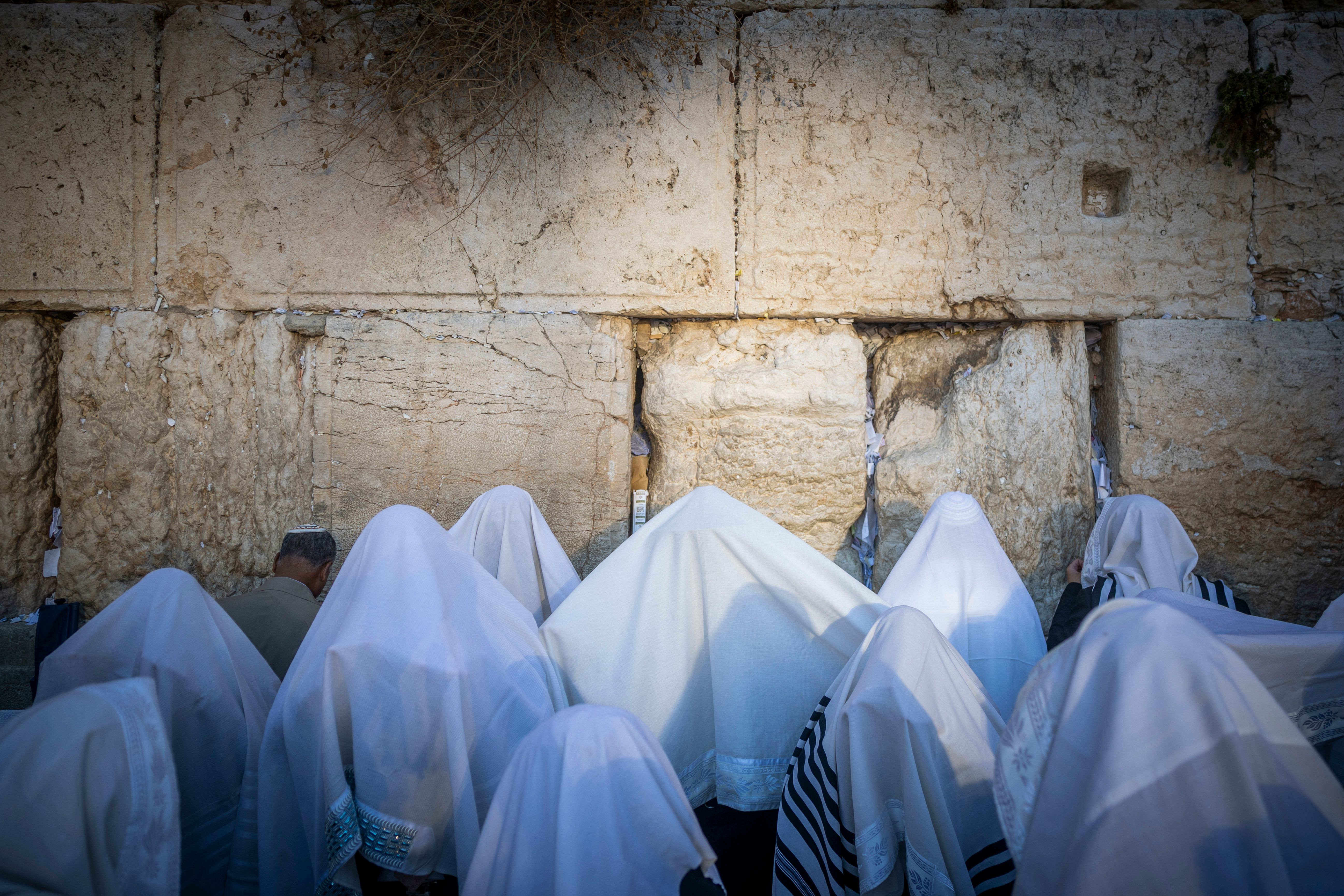 Birkas Kohanim at the Western Wall