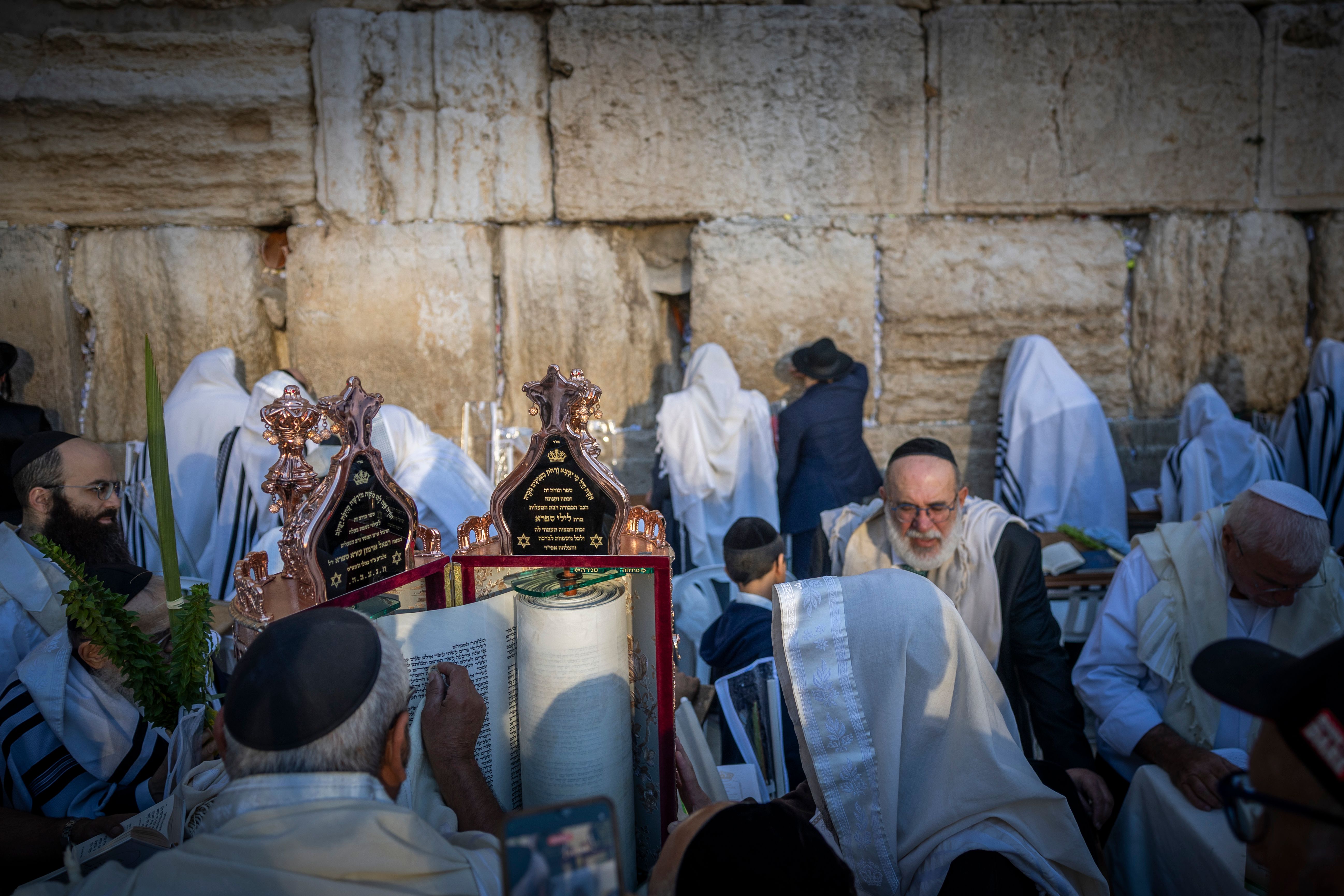 Birkas Kohanim at the Western Wall