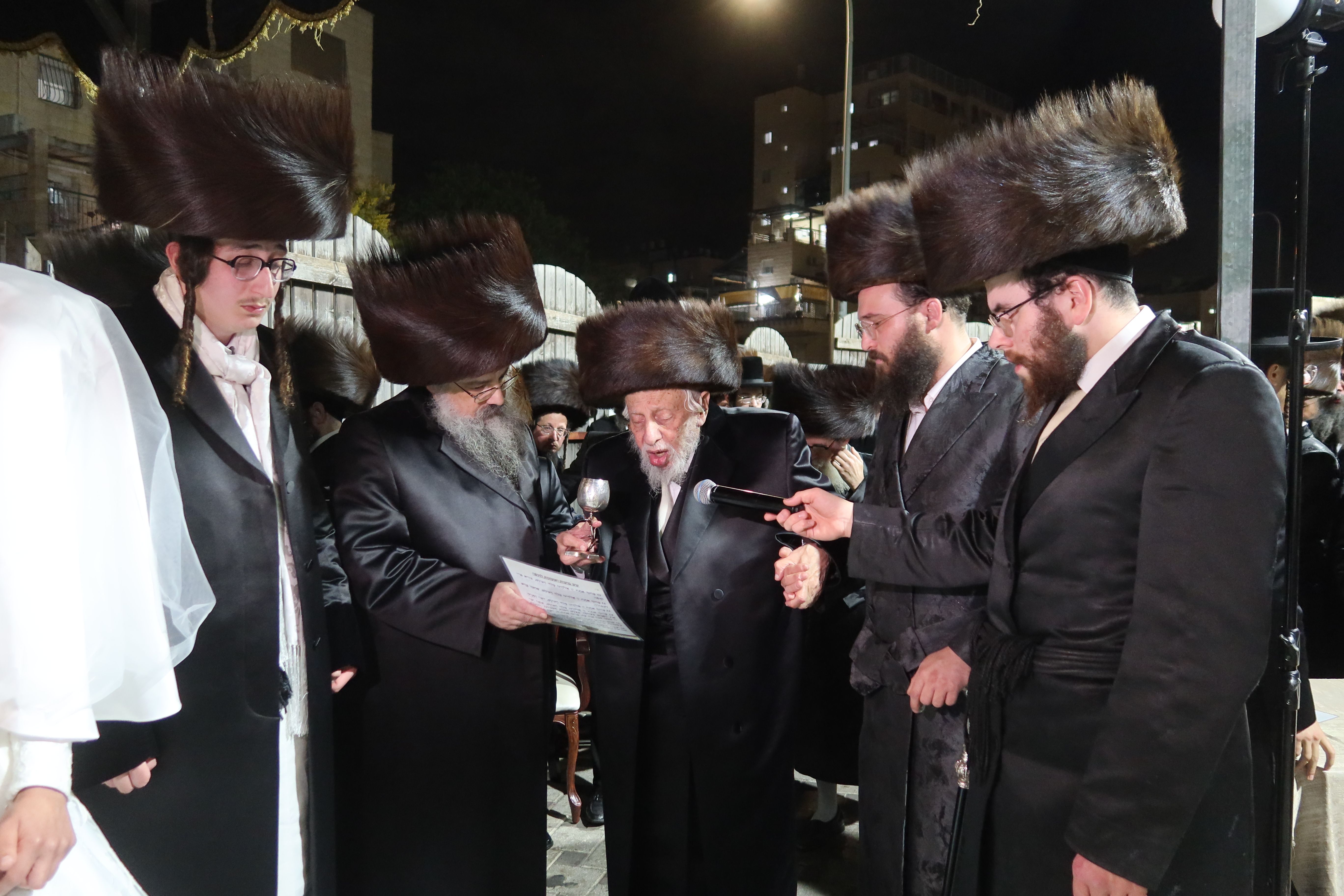 The Skverer-Kopyczynitzer-Tolna Beit Shemesh wedding | Photo: A. Shtul