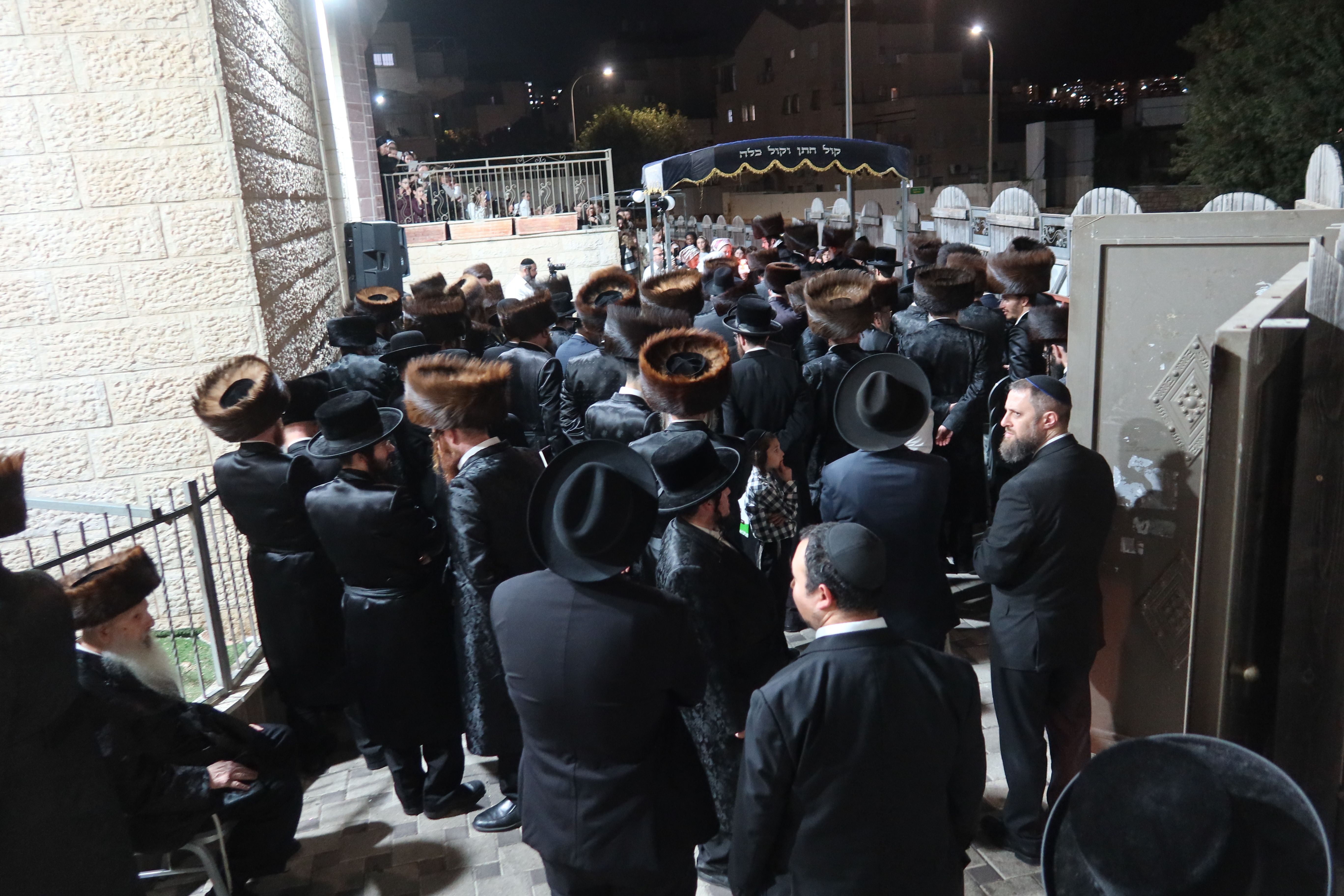 The Skverer-Kopyczynitzer-Tolna Beit Shemesh wedding | Photo: A. Shtul