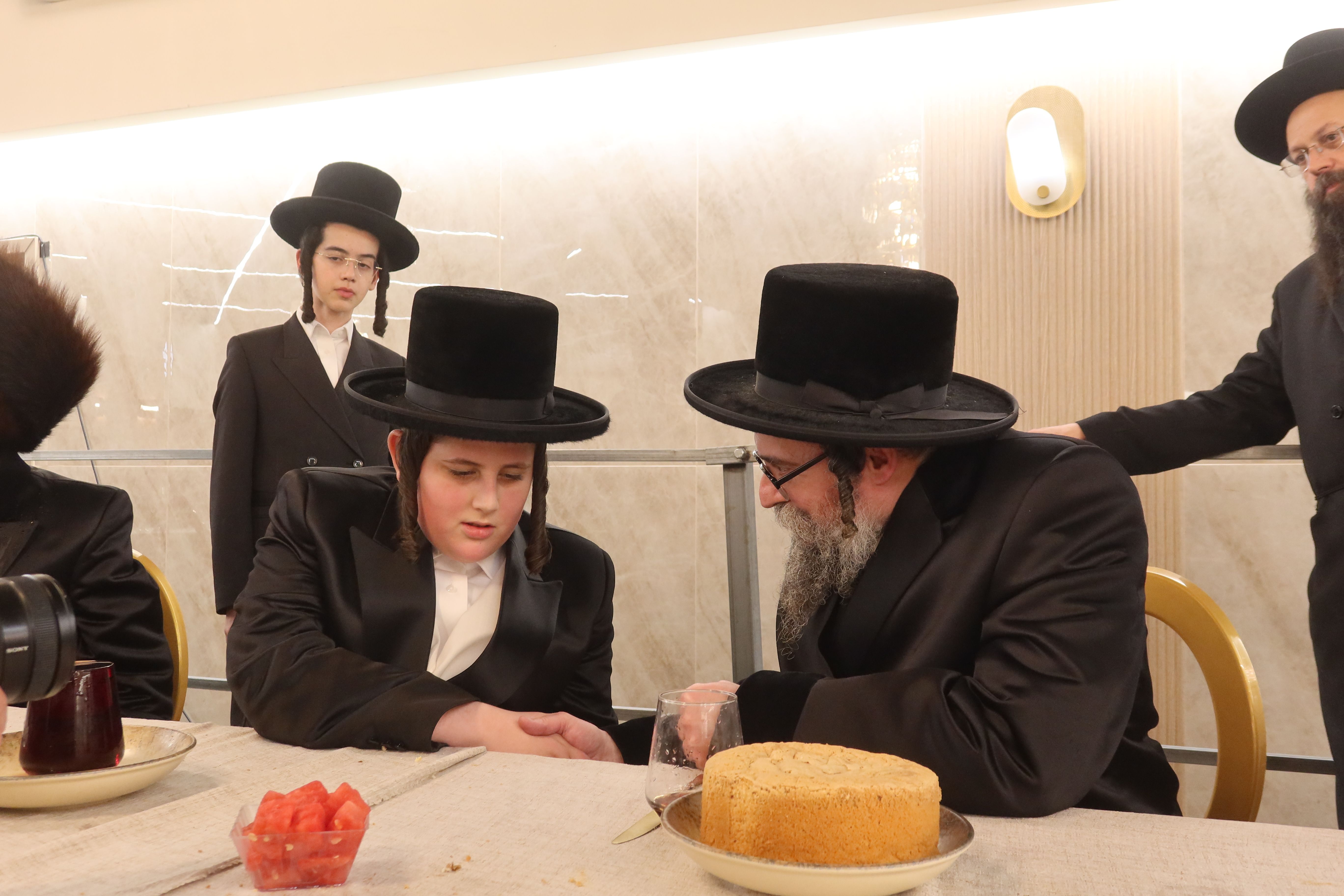 Bar mitzvah celebration in Drohobycz. Photo: A. Shtul