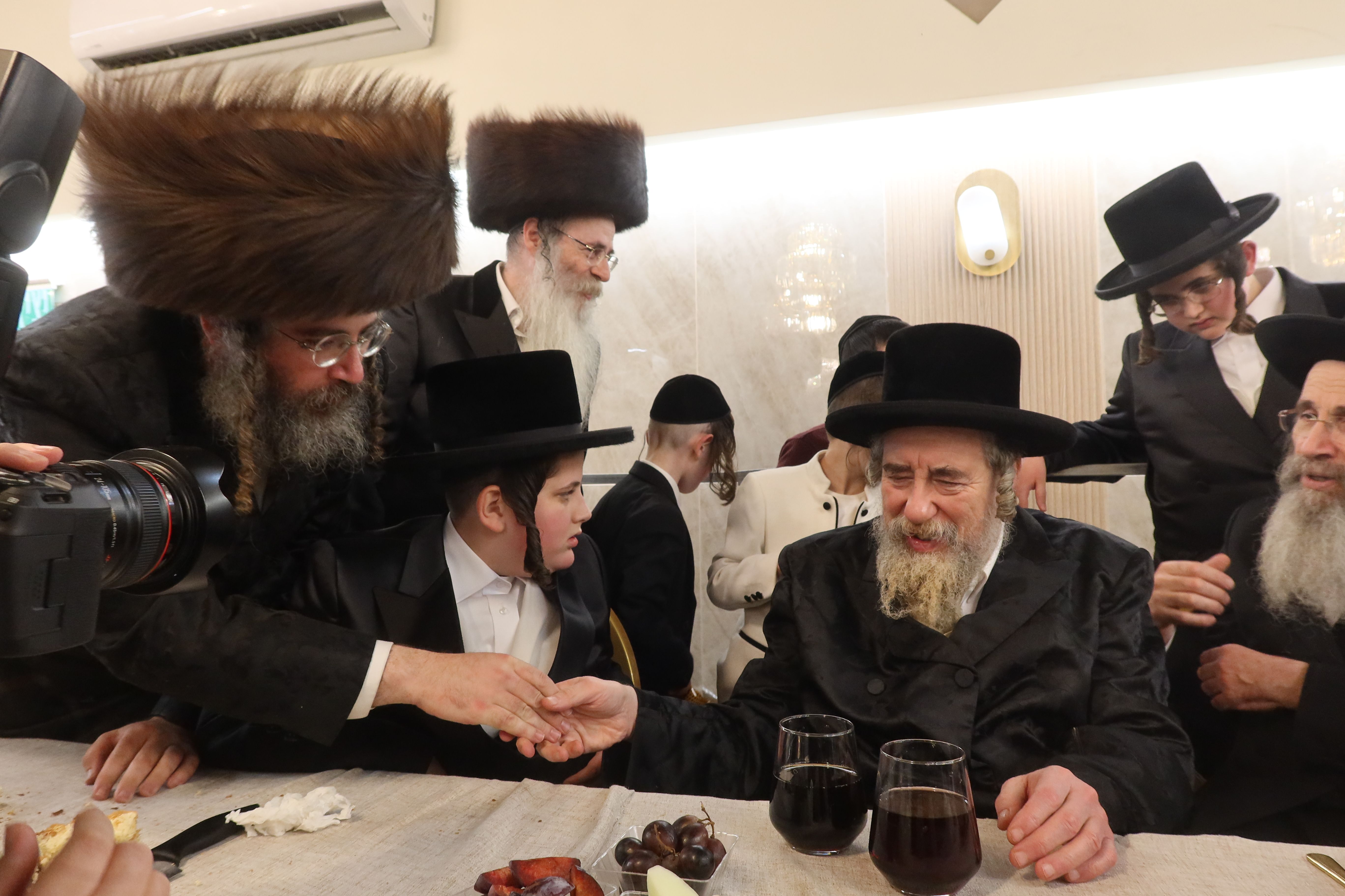 Bar mitzvah celebration in Drohobycz. Photo: A. Shtul