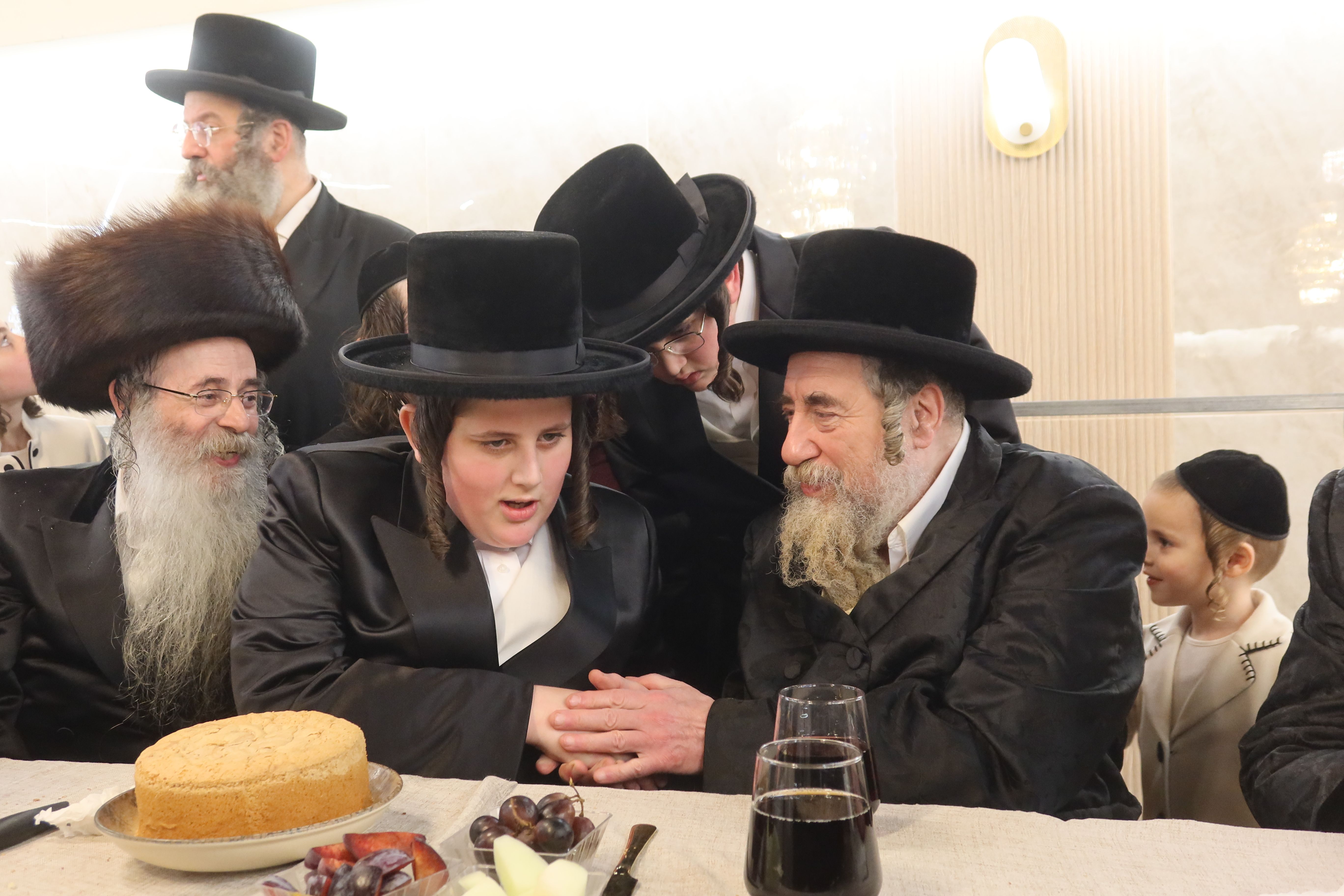 Bar mitzvah celebration in Drohobycz. Photo: A. Shtul