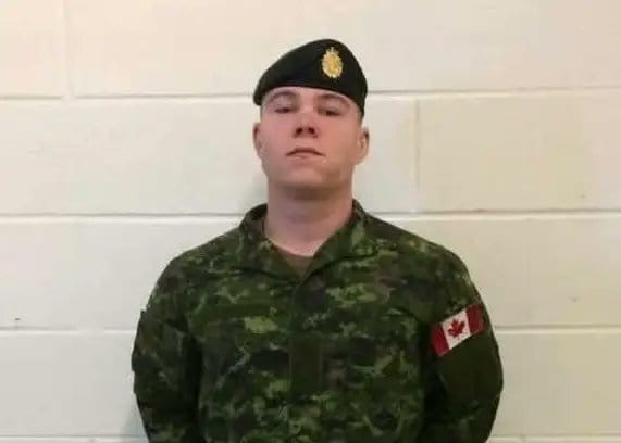The terrorist - former soldier Sean Ward, 29, from Quinte West