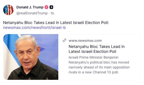 Trump's post