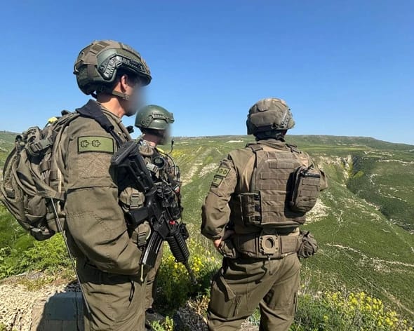 IDF forces on the Northern Border