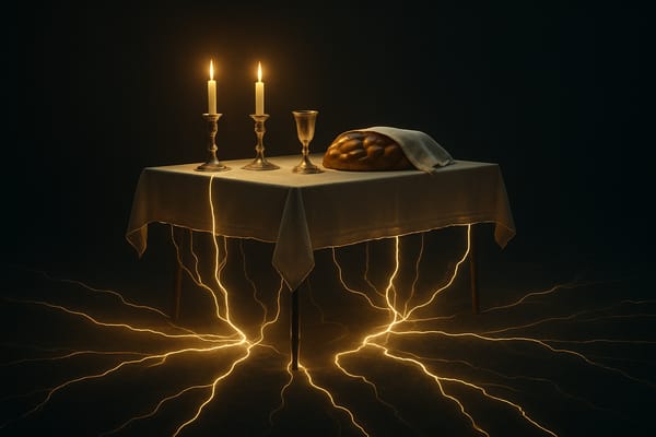 Shabbat table 