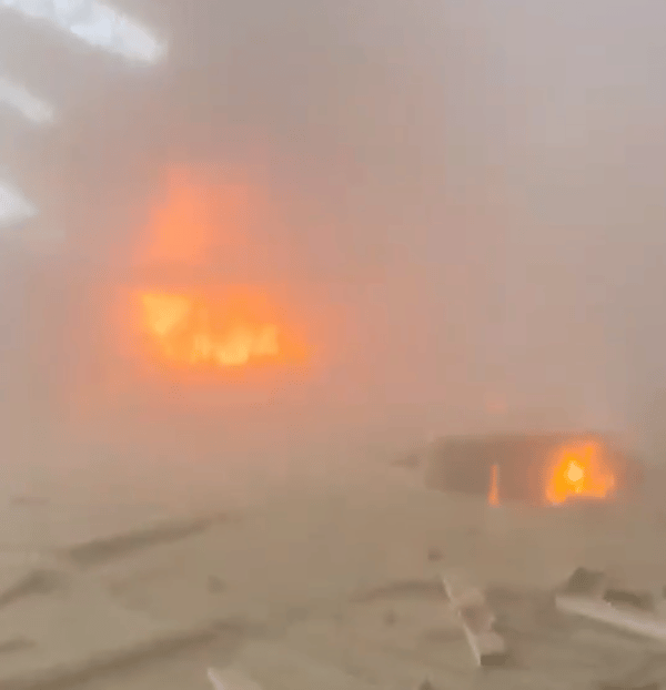 Kuwait Airport after Iranian attack