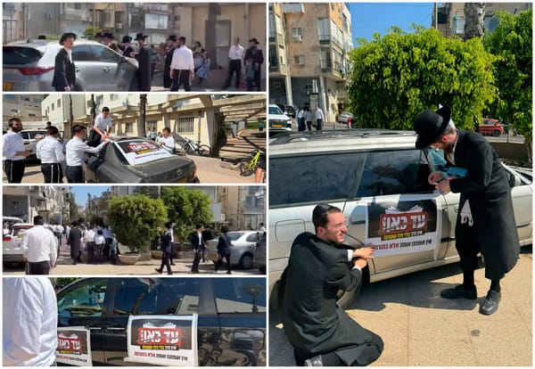 7,000 Haredi Vehicles Flood Israel's Highways in Historic Draft Protest