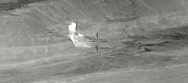 U.S. Navy and Air Force fighter jets conducted strikes tonight on 10 Iranian military targets at multiple locations in and near the Strait of Hormuz 