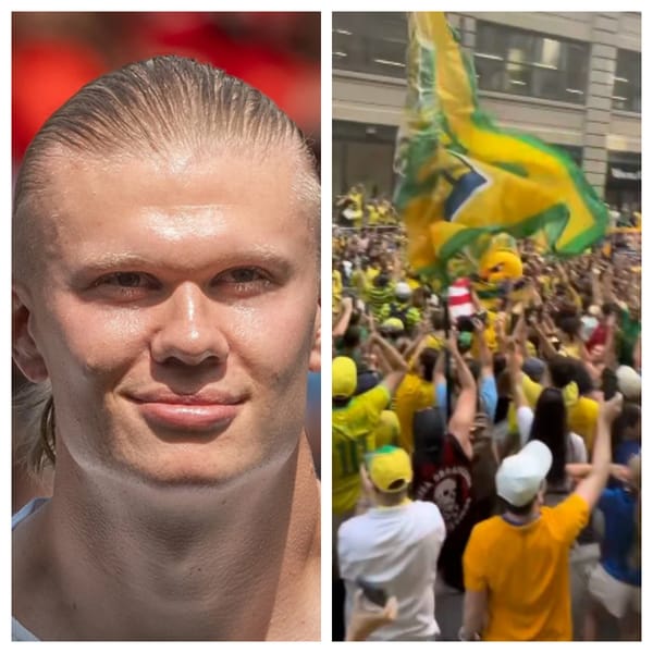 Erling Haaland; Brazil supporters