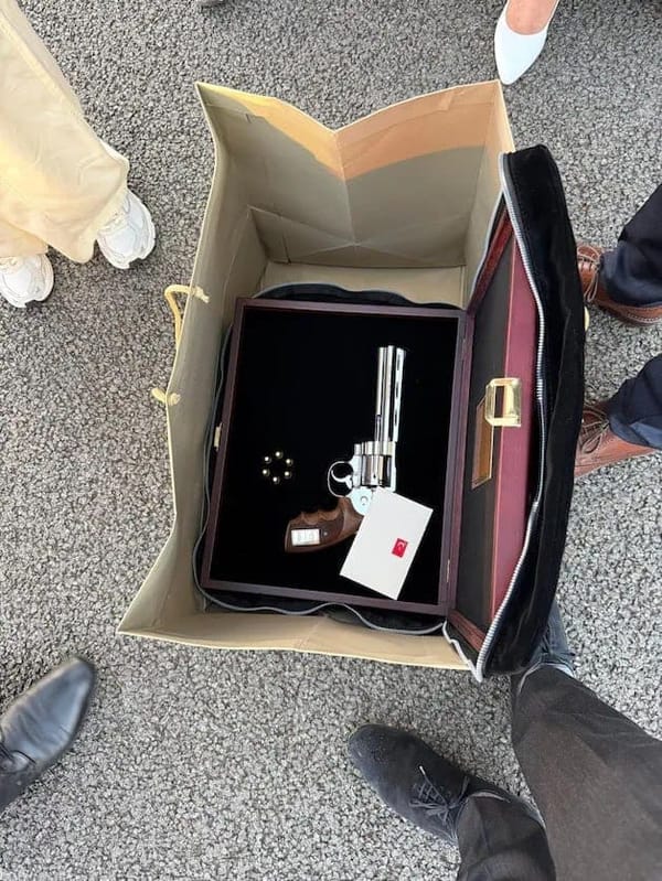 Loaded, Personalized Revolvers
