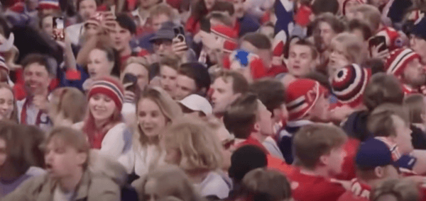 Norway fans after World Cup loss