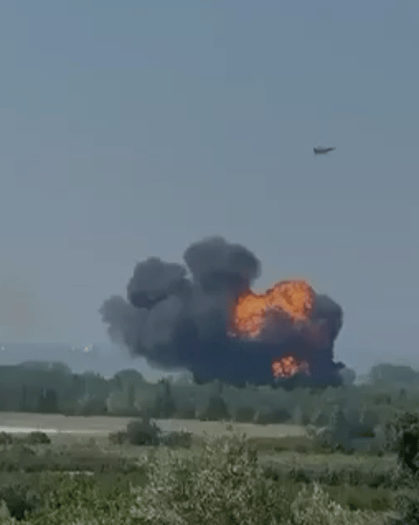 Turkish F-16 Fighter Jet Crashes During Training Flight; Pilot Ejects Safely | WATCH
