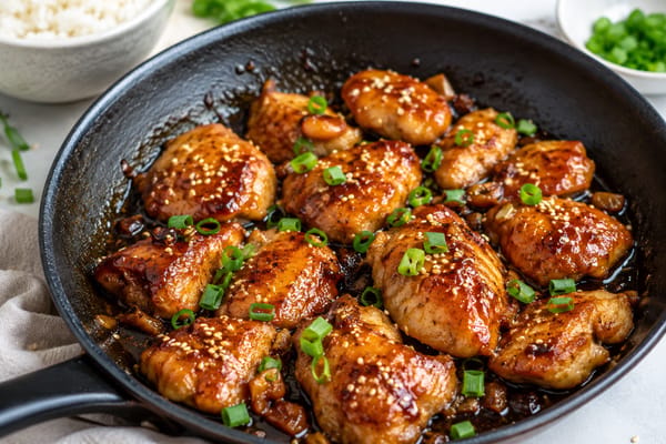 Sweet chicken thighs