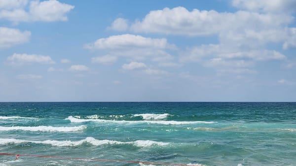 Calm and deceptive sea