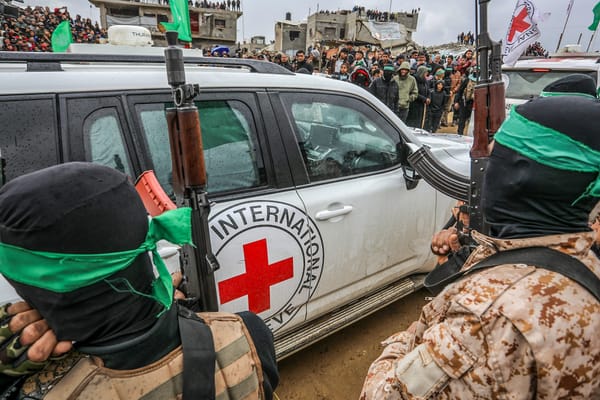 Hamas terrorists in Gaza