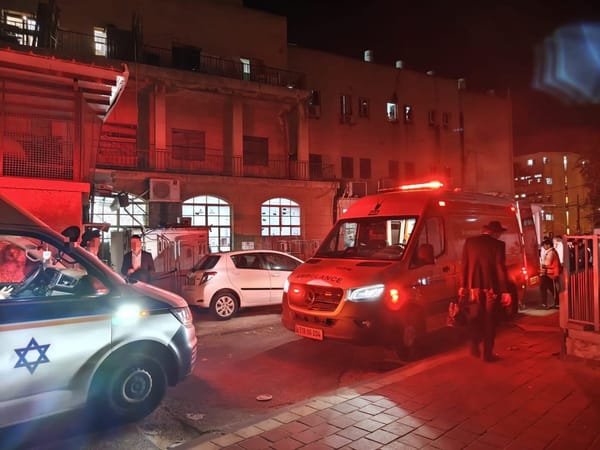 The scene in Bnei Brak