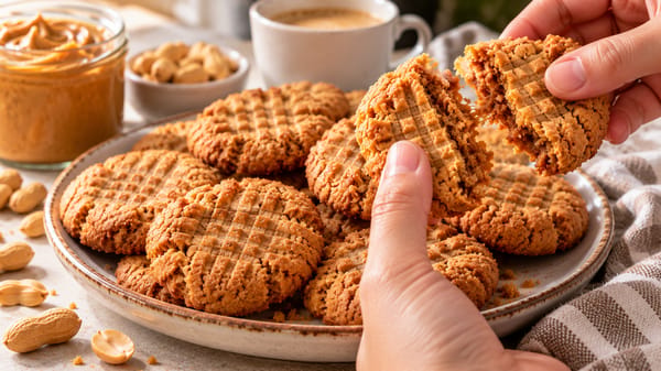 No flour, no mixer: peanut butter cookies that need just 3 ingredients