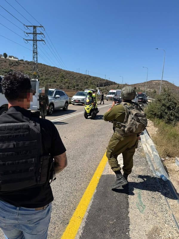 IDF Eliminates Terrorist Who Attempted Ramming Attack in Samaria