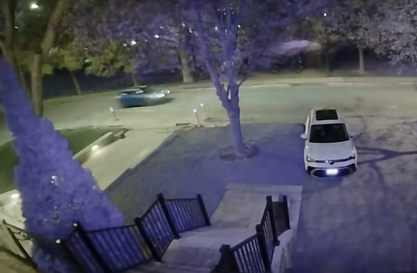 Suspect vehicle in Canada