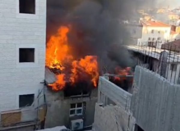 Massive Fire Engulfs Jerusalem Apartment Building; Residents Feared Trapped