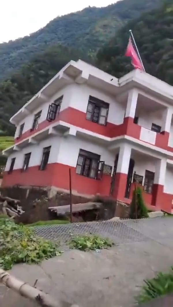 Nepal Collapses under Devastating Floods; Government Building Swept into Raging river