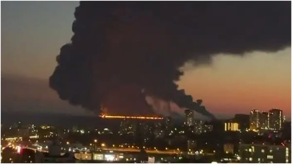 Massive Oil Tanker Fire Off Russian Coast; Beaches Closed, Residents Told to Stay Indoors