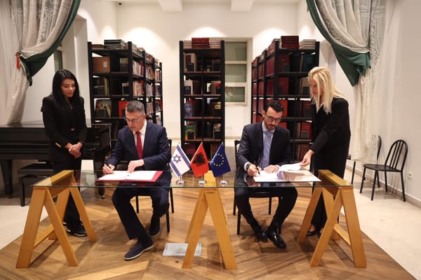 The signing ceremony
