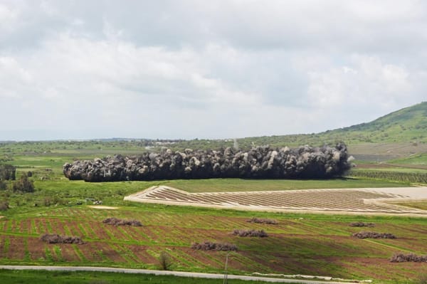 Landmine detonation