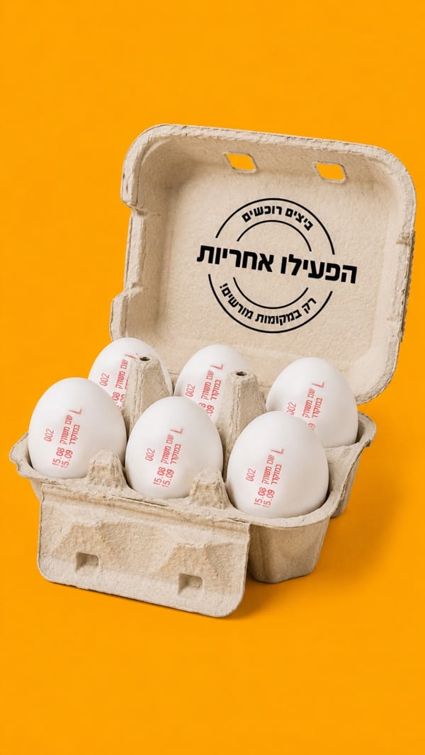 Buy only from licensed stores: the Poultry Council urges consumers to purchase supervised eggs