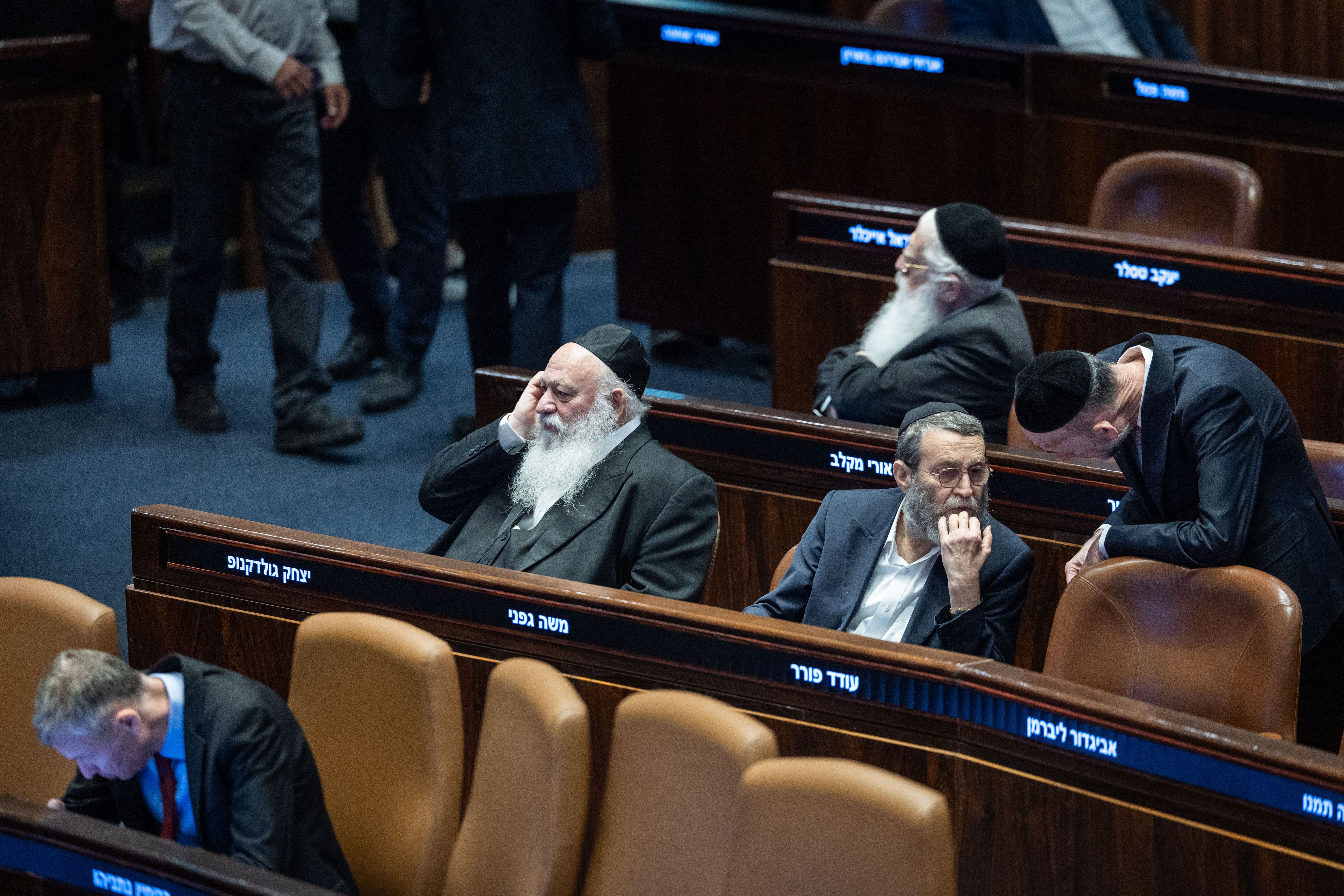 Gafni and Maklev in the Knesset