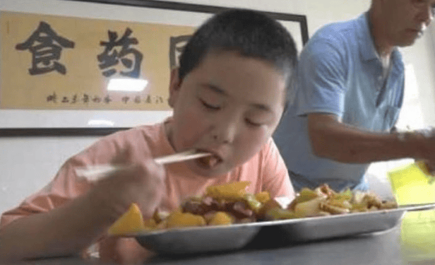 Lu Ziquan during his weight-gain regimen