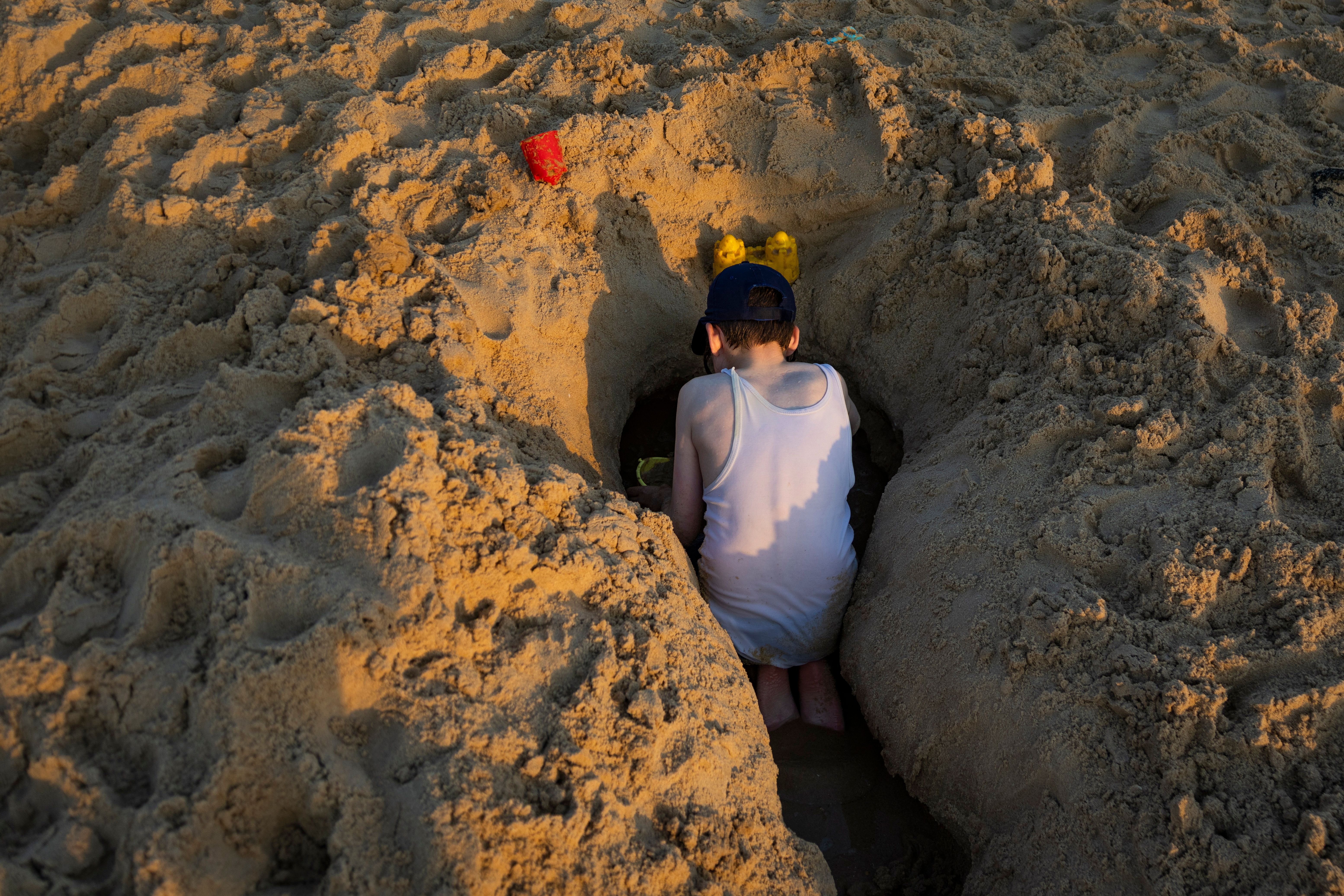 Separate beach in Ashdod in Bein Hazmanim